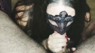 Big Cock Blowjob with a Brunette Latina MILF