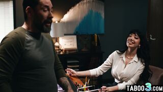 Naughty latina MILF seduces the director