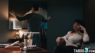 Naughty latina MILF seduces the director
