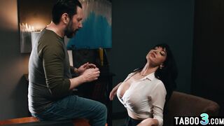 Naughty latina MILF seduces the director