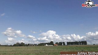 Sex on a farm with a willing blonde