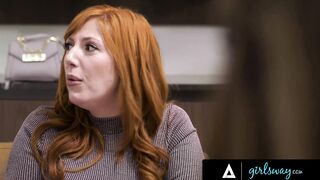 GIRLSWAY - Cutie Eliza Ibarra & Lauren Phillips Have Wild Group Sex During SQUIRTERS ANONYMOUS MET