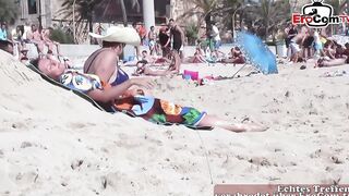 Outside lesbo games on vacation with blondes