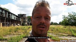 Goth bimbos Doreen Darlin goes on an outside fucked date