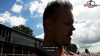 Goth bimbos Doreen Darlin goes on an outside fucked date