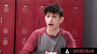 DEVILS VIDEO - Sexsual cougar Professor Rachael Cavalli Has 3Some With Her 18yo Students