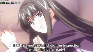 Sensual young beauty in tights gets hot cumshot