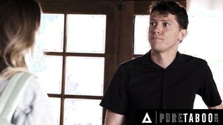 INNOCENT TABOO Kyler Quinn Takes Turns Getting Plowed By New Stepdad & Stepbro