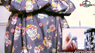 Double vibrator web cam sex with turned on lesbo Flora Milano