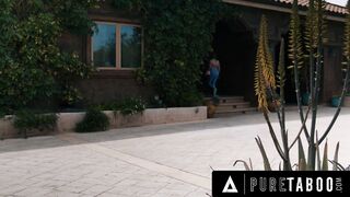 INNOCENT TABOO Filthy Lovers Asks New 18 Babysitter Coco Lovelock To Piss Her Leggings