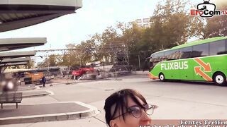 Sex inside a outdoor parking lot on a date with a teenie