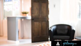 GIRLSWAY - Town Historian Alexis Tae & Environmentalist Lumi Ray Celebrate Their Feat With Rough Sex