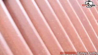 Neighbor secretly recorded having public sex