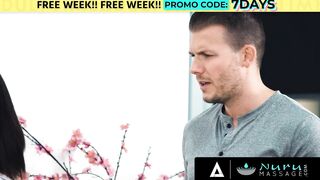 NURU GRIND - Bae Spencer Bradley Teams Up With Babe Whitney Wright To Satisfy Her Next Lucky Client