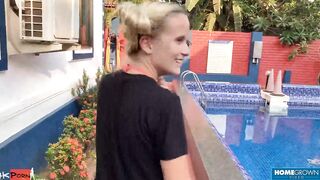 Blonde Lolipop Gets Soak - Lolipop & Mark Pirson