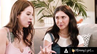 MOMMY'S CUNT WITH MOUTH - Beautiful Jane Wilde & Her Stepsisters Team Up To Banged! Their Big Tit Stepmom Penny Barber