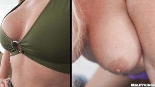 Cheating Girlfriend Trying On The Roomies Cock