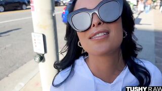 TUSHYRAW Anal-hungry curvy cougar Anissa goes butt to mouth
