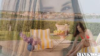 VIXEN Sexual babe Little Caprice loves outdoors sex two