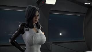 Futa Femshep fucks Miranda and Jack [Mass Effect]