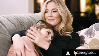 MOMMY'S SLUTS - Turned On Dark Haired 18 Yo Seduces Incredible & Curious Stepmom Inside Anal Finger Bang