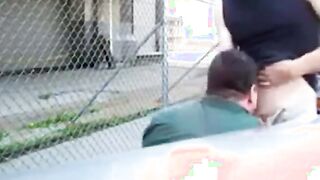 Daddy's Outdoor Lunch Break Blowjob