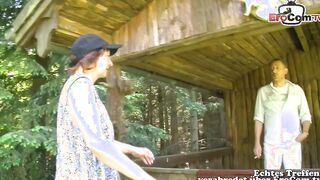 Older Women nailed outdoors inside FFM 3 way