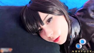 Gantz Girl Gets Faced and Spanked Hard