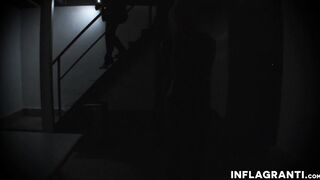 Chained sub gets nailed by her master