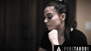 VIRGIN TABOO Huge Butt Cheerleader Lets Her Professor's Weird Stepson Assfuck Her Into Class
