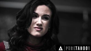 VIRGIN TABOO Huge Butt Cheerleader Lets Her Professor's Weird Stepson Assfuck Her Into Class