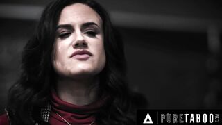 VIRGIN TABOO Huge Butt Cheerleader Lets Her Professor's Weird Stepson Assfuck Her Into Class