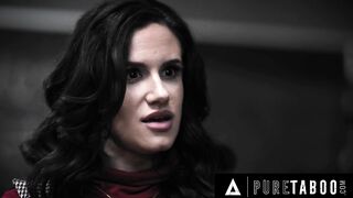 VIRGIN TABOO Huge Butt Cheerleader Lets Her Professor's Weird Stepson Assfuck Her Into Class