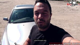 Outdoors EroCom Date with Dark Hair Mom pov