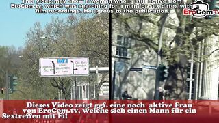 Outdoors EroCom Date with Dark Hair Mom pov