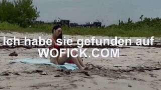 Am Strand ein heißes Weib aufgerissen