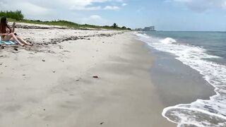 Am Strand ein heißes Weib aufgerissen