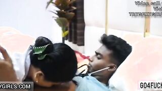 Indian Stepsons and Stepfather Fuck a Hot  Doctor Hardly Threesome sex