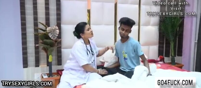 Indian Stepsons and Stepfather Fuck a Hot  Doctor Hardly Threesome sex