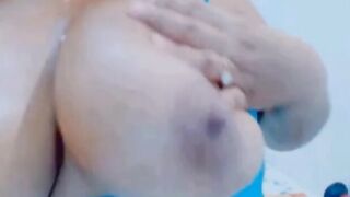 Black Latina MILF Masturbating on Webcam: Damn You Cute Pt. 2