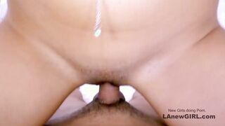 Small Girl with Big Natural Tits gets PussyFucked