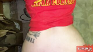 Big-Ass Latina MILF Gets a Creampie in the Kitchen