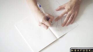 Lewd Schoolgirl was Caught Dreaming