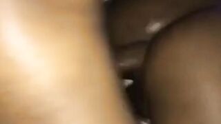Black Guy Moans in Pleasure During Bareback Sex with Big Cock