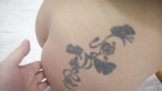 Big-Ass Tattooed MILF Stepmom Gets Fucked by Her Stepson