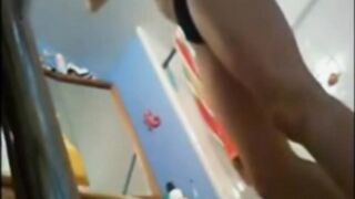 spying on Stepmother who is a house nudist