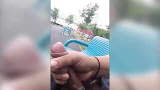 Public Masturbation Caught on Tape