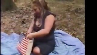 Chubby Amputee Adult Video Outdoors
