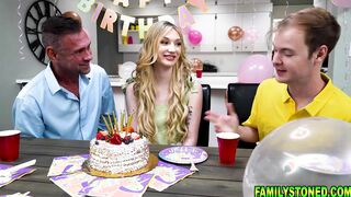 Stepdad and stepdaughter find way to bang secret