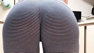 Milf Fat Butt Kitchen Wedgie